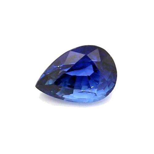 1.25 carat BLUE MODIFIEDBRILLIANTSTEP cut Pear Safyras (1)