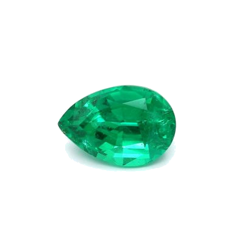 2.82 carat GREEN MODIFIEDBRILLIANTSTEP cut Pear Smaragdas (1)