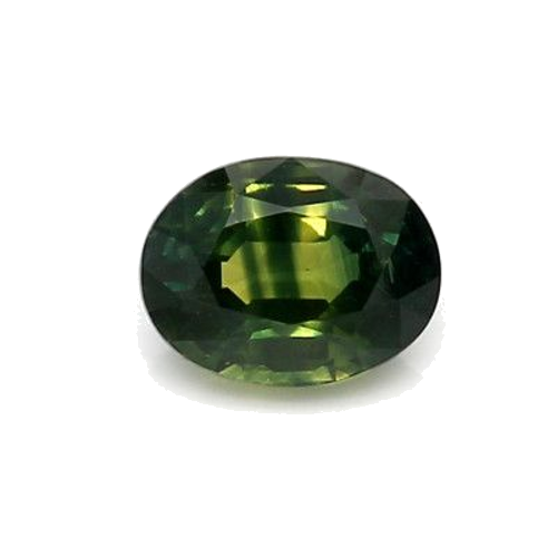1.37 carat GREEN BRILLIANTSTEP cut Oval Safyras (1)