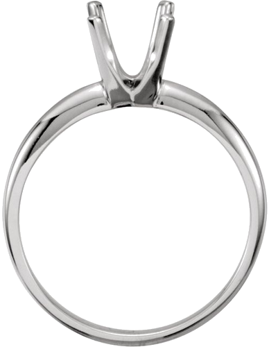 Sužadėtuvių Žiedas „Round 4-Prong Lightweight Solitaire“ 585 Baltojo Aukso Round 5.4mm x 5.7mm (2)