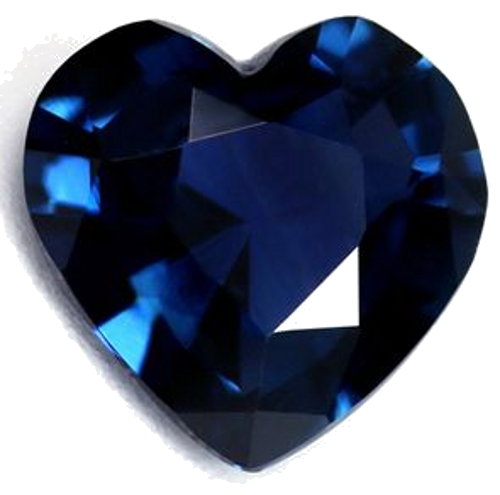 1.24 carat BLUE Heart Safyras (1)