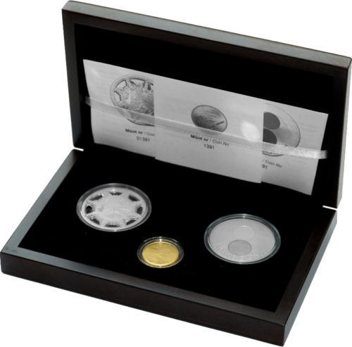 2010 Estonia Last kroon Gold and Silver Coin Set (1)