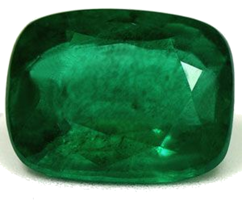 2.26 carat GREEN Cushion Smaragdas (1)