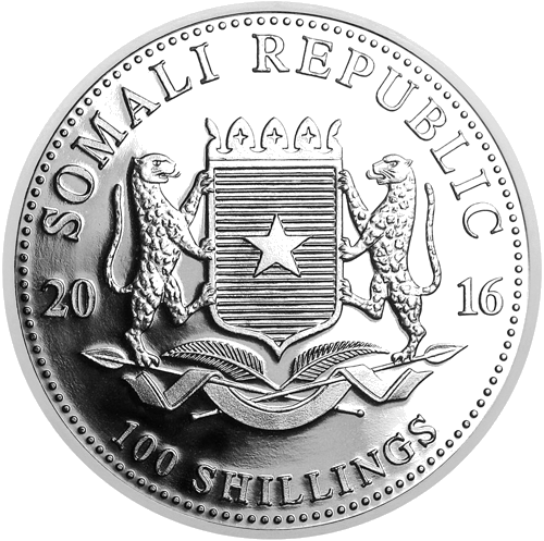 1 oz Слон 2016 Сомалия сребърна монета (2)