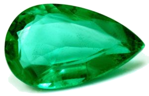 1.96 carat GREEN Pear Smaragdas (1)