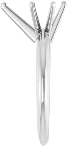 Sužadėtuvių Žiedas „Solitaire“ 585 Baltojo Aukso Pear Shape 10.5mm x 6.5mm (4)