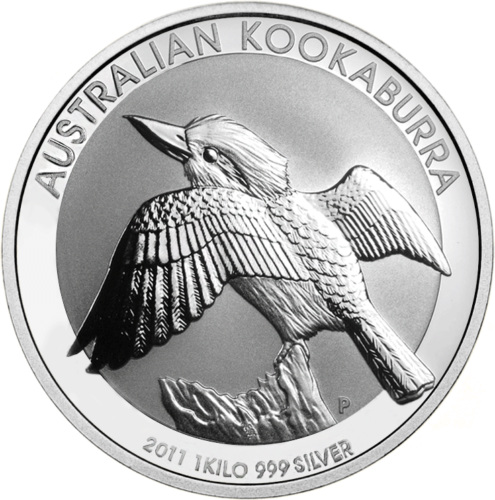 1 kg Kookaburra 2011 Australija sidabrinė moneta (1)