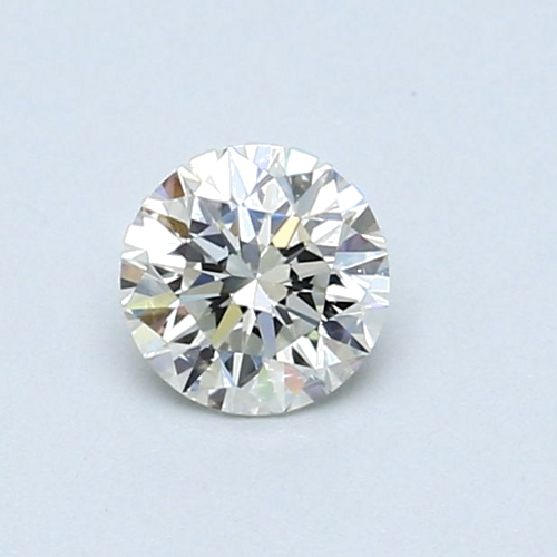 0.51 carat F-SI1 Very Good cut Natūralus Round Deimantas (1)