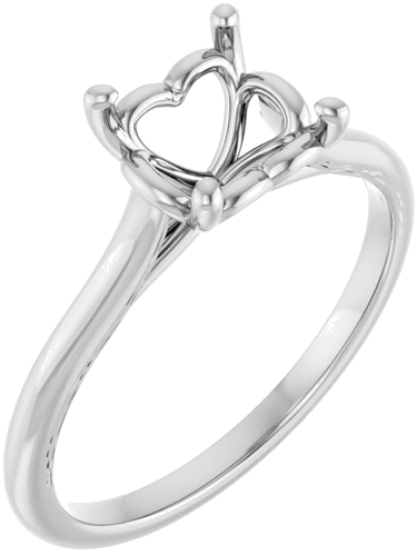 Sužadėtuvių Žiedas „Solitaire“ 585 Baltojo Aukso Square 5.5mm (1)