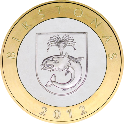 2012 Lithuania resorts 2 litas commemorative coins (3)