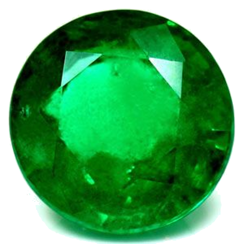 2.85 carat GREEN Round Smaragdas (1)