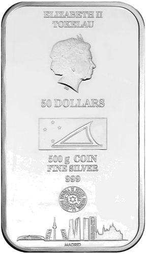 500 г Токелау 2017 сребърна монета-слитък 50 долара (1)