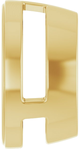 Pakabukas „Round Bezel-Set Slide“ 585 Geltonojo Aukso Round 12mm (3)