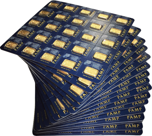 25 x 1 g Investment Gold Bars Multigram Fortuna PAMP (3)