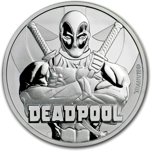 2018 Deadpool Tuvalu 1 dolerio 1 oz sidabrinė moneta (1)