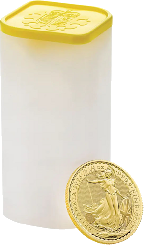 1/4 oz Британия 2026 Золотая монета Карл III (3)