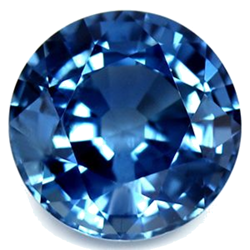 1.74 carat BLUE Round Safyras (1)