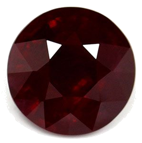 1.47 carat RED Round Rubinas (1)