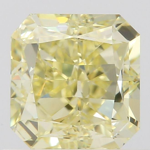 0.9 carat Fancy Light Light Yellow-VS2 Natūralus Radiant Deimantas (1)