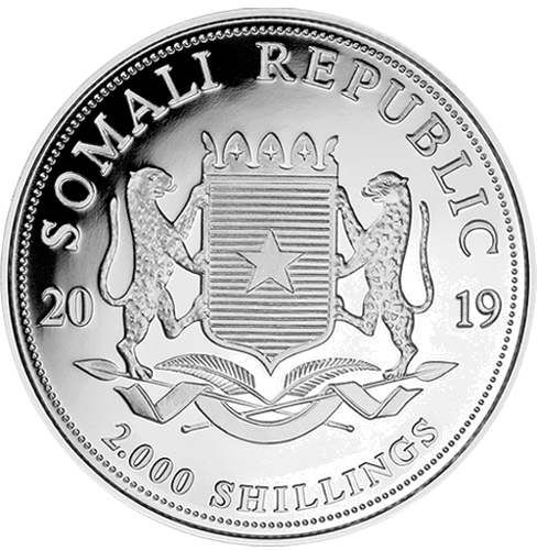 1 kg Ziloņi 2019 Somālija 2000 šilingu sudraba monēta (2)
