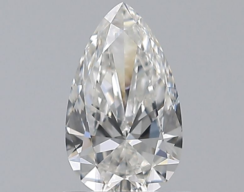 0.65 carat F-VS2 Natūralus Pear Deimantas (1)