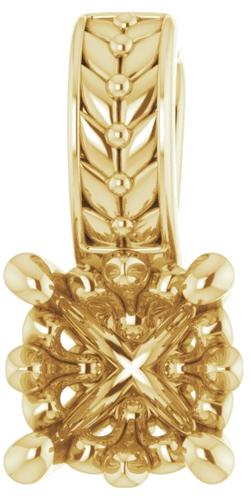 10K Yellow  4.1 mm Round Pendant Mounting (1)