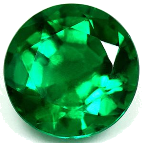 2.42 carat GREEN Round Smaragdas (1)
