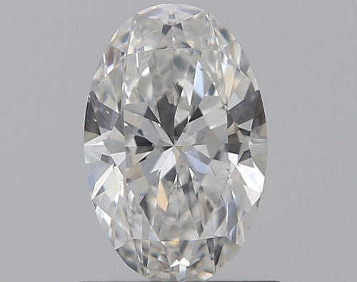 0.7 carat F-SI1 Natūralus Oval Deimantas (1)