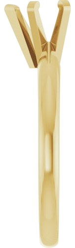 Sužadėtuvių Žiedas „Solitaire“ 585 Geltonojo Aukso Heart Shape 5.5mm (4)