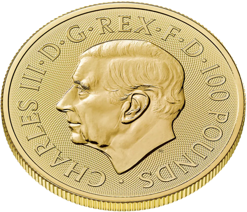 1 oz Royal Tudor Beasts: Greyhound of Richmond 2025 Gold Coin (4)