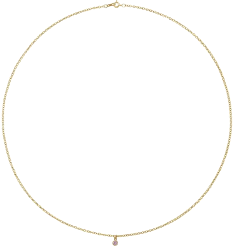 14K Yellow 1-stone Family Station 18  Necklace Mounting (3)