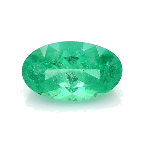 3.84 carat GREEN BRILLIANTFANCY cut Oval Smaragdas (1)