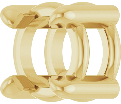Pakabukas „Solitaire Slide“ 585 Geltonojo Aukso Round 4mm (2)