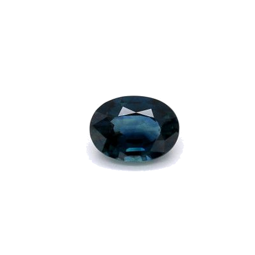 1.23 carat BLUE BRILLIANTSTEP cut Oval Safyras (1)