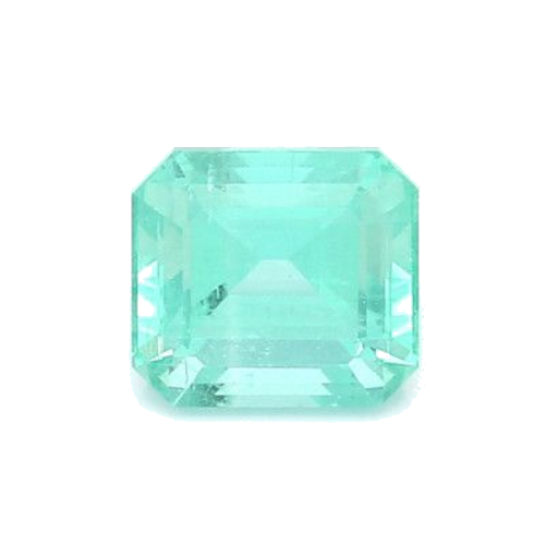 1.43 carat GREEN STEP cut Octagonal Smaragdas (1)