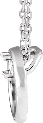 Sterling Silver Solitaire Circle 16-18  Necklace Mounting (2)