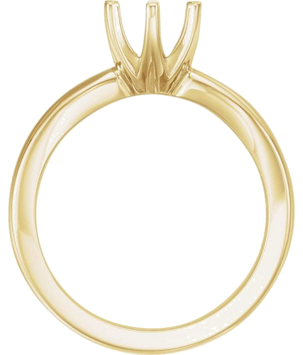 Sužadėtuvių Žiedas „Solstice Solitaire®“ 585 Geltonojo Aukso Round 7.4mm (2)