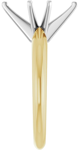 Sužadėtuvių Žiedas „Heavy Solitaire“ 585 Baltojo Ir Geltonojo Aukso Marquise 12mm x 6mm (4)