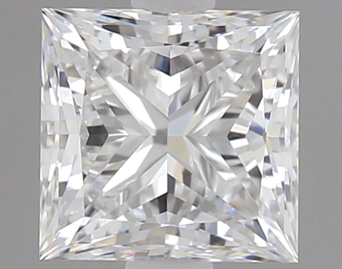 0.7 carat F-VVS2 Natūralus Princess Deimantas (1)
