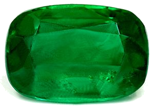 1.88 carat GREEN Cushion Smaragdas (1)