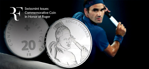 2020 Šveicarija Roger Federer 20 frankų sidabrinė moneta (3)