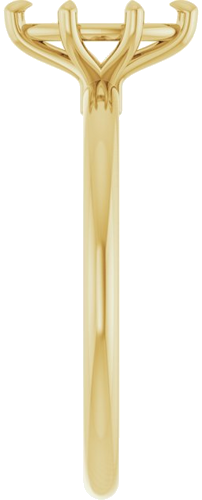 Sužadėtuvių Žiedas 585 Geltonojo Aukso Marquise 8mm x 4mm (4)