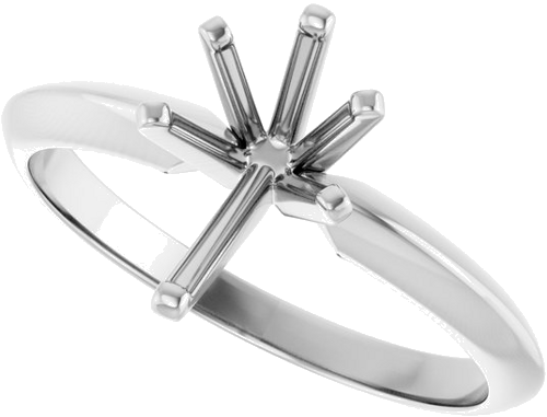 Sužadėtuvių Žiedas „Lightweight Solitaire“ 585 Baltojo Aukso Pear Shape 9mm x 5.5mm (5)