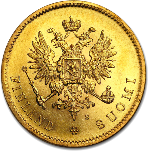 20 марок (1878-1913) Финляндия золотая монета (2)