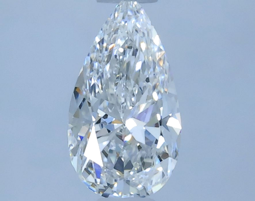 0.37 carat E-VVS1 Natūralus Pear Deimantas (1)