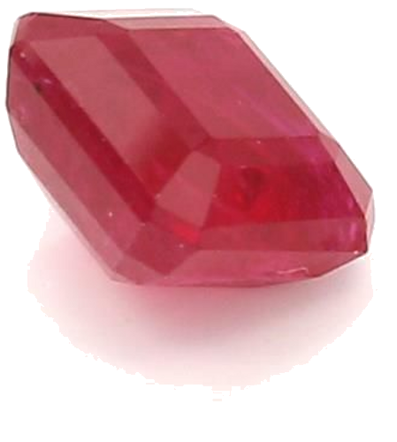 1.49 carat RED STEP cut Octagonal Rubinas (1)