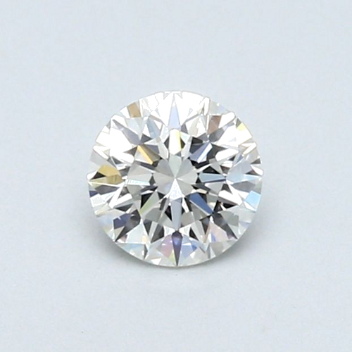 0.43 carat H-VVS1 Very Good cut Natūralus Round Deimantas (1)