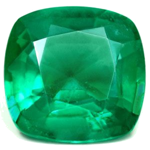 4.72 carat GREEN Cushion Smaragdas (1)