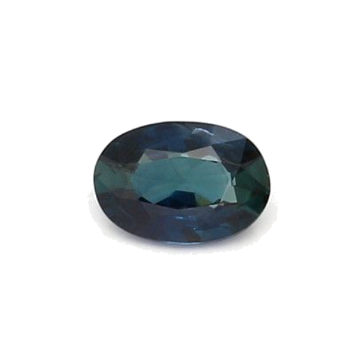 0.51 carat BLUE BRILLIANTSTEP cut Oval Safyras (1)