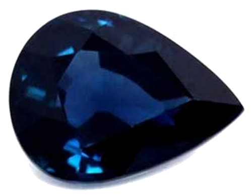 1.53 carat BLUE Pear Safyras (1)